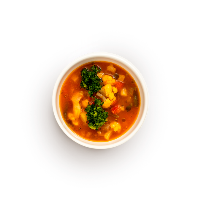 Овощной суп с брокколи